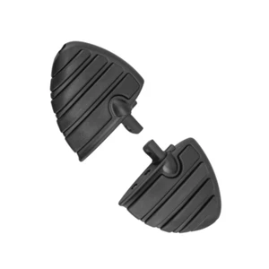 Matt Black Motor Passenger Footrests Mount for Harley  Softail Heritage - Picture 1 of 5