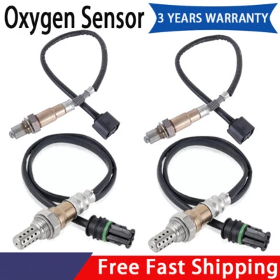 Sensor de oxígeno aguas arriba + aguas abajo 4 piezas para BMW 2011-16 550I, 2011-2013 Alpina B7l Foto 1 de 4