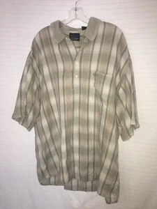 CAMICIA Polo Greg Norman Uomo Maniche Corta Large NUOVA - Foto 1 di 4