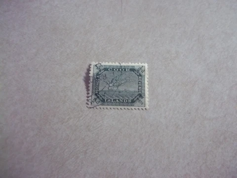 COOK ISLANDS STAMP SG 37 Scott 39 Perf 14.5x14 Fine Used Cover