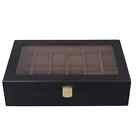 6/10/12 slotów luksusowe drewniane pudełko na zegarki drewniane pudełko na zegarki opakowanie zegarka