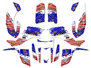 Kit de gráficos All Years KFX 400 MERICA Usa Senge compatible con Kawasaki - Imagen 1 de 7