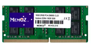 Memoz 16GB 3200 MHz DDR4 Laptop PC4-25600 SoDimm Notebook 260 Pins RAM Memory - Picture 1 of 5