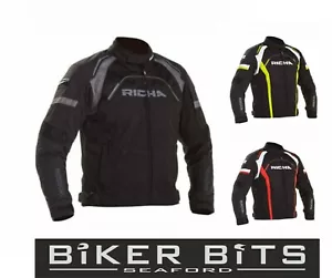 RICHA FALCON 2 Sports Motorcycle Textile CE Level 1 Jacket D30 Armour - Picture 1 of 6