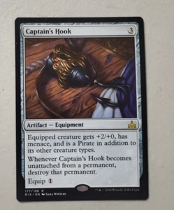 x1 Captain's Hook R MTG Rivals of Ixalan Englisch LP Kostenloser Versand - Bild 1 von 2