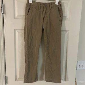 BKE Jake Straight Casuals 26S Khaki Casuals Jeans Brown Low Rise - Picture 1 of 3