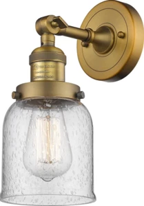 Innovations 1 Light Small Bell Sconce in Brushed Brass - 203-BB-G54 - Picture 1 of 2
