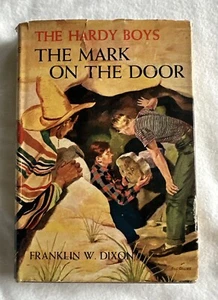THE MARK ON THE DOOR ~ HARDY BOYS Series 13 FRANKLIN DIXON 1934 Cloth HC with DJ - Picture 1 of 20