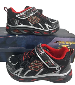 Zapatillas Star Wars by Skechers Darth Vader Negras para Niños Pequeños 7T ¡RARAS! - Imagen 1 de 9