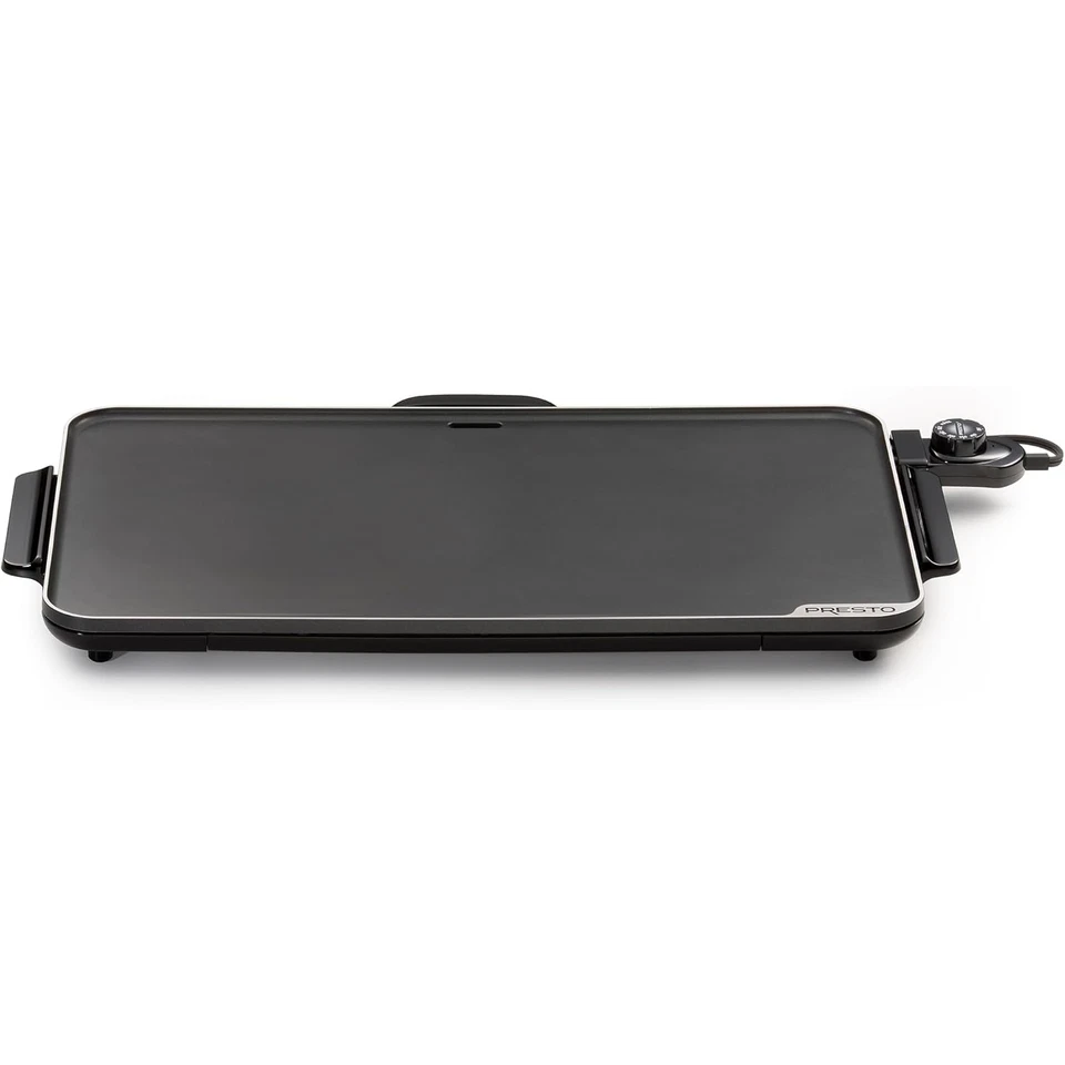 Presto #07072. Slimline Nonstick Electric Griddle. 1500W, Black - Image 1 of 4