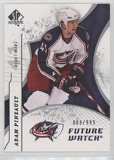 2008-09 SP Authentic Future Watch /999 Adam Pineault #215 Rookie RC