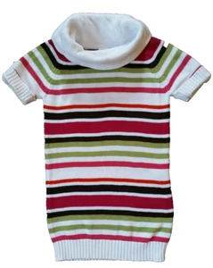 Gymboree GirlsShirt Sz 5 6 Small Fall Homecoming Tunic Sweater StripedVintage - Picture 1 of 1