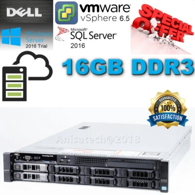 Dell PowerEdge R720 DUAL Xeon E5-2690 3.80GHz Turbo 16GB DDR3 16TB SAS 3.5" - Image 1 of 4