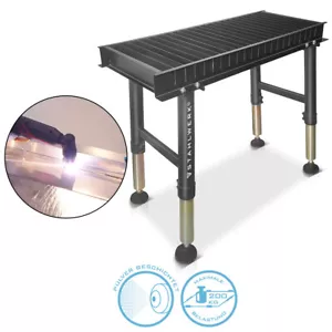 STAHLWERK Plasmaschneidtisch 1000x410 mm pulverbeschichtete Werkbank Plasmatisch - Bild 1 von 8