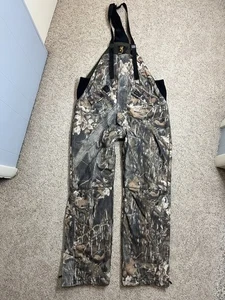 Vtg Browning Gore-Tex Hydro Fleece Scent-Sorb Insulated Camo Bib Overalls Sz XL - Picture 1 of 20
