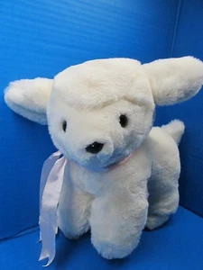 VTG Sinsi LTDWhite Lamb Sheep Plush 10 Inch Made in Korea - Picture 1 of 8