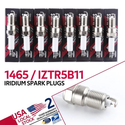 8x Iridium Spark Plugs For Chevrolet Suburban 1500 6.0L V8 2006-2009 OEM Quality - Image 1 of 4