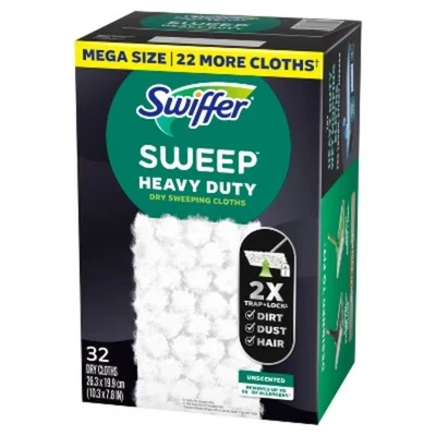 Swiffer Sweeper Heavy Duty Dry Cloth Refills, Multi-Surface - Unscented - Image 1 of 4