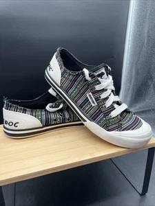 Rocket Dog Jazzin Damen 9 Tennisschuh Sneaker Streifen Mehrfarbig - Bild 1 von 13
