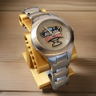 Reloj emitido por el equipo Fossil 1.1.2008 NCAA Allstate Sugar Bowl GA Bulldogs Vs Hawaii Foto 1 de 4