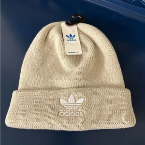 Adidas Beanie Heather Weiß Neu mit Etikett - Bild 1 von 6
