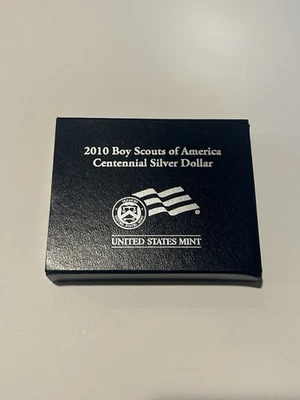 2010 Boy Scouts of America Centennial Silver Dollar - Uncirculated - Image 1 of 4