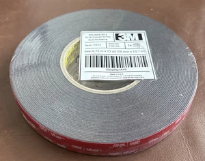 3M VHB - #5952 Double Sided Acrylic Foam Tape / Black .75" x 15 yds. - NEW - Picture 1 of 3