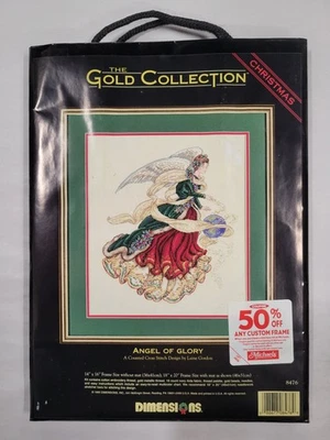 Dimensions Gold Collection Angel of Glory Counted Cross Stitch Kit 8476 1995 - Image 1 of 4