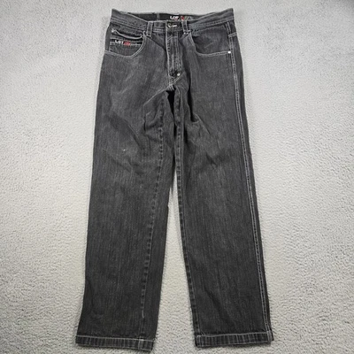 Vintage Lot29 Jeans Mens 34x32 Black Denim Relaxed Loose Skate Rap Hip-Hop Y2K - Image 1 of 4