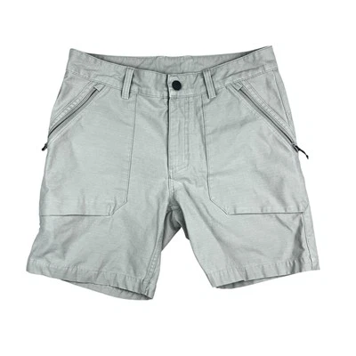 Pantalones Cortos Mountain Hardware Para Hombres 30 Caqui Carga Bronceado Cremallera Bolsillo Elastizados Exterior Caminata Foto 1 de 4