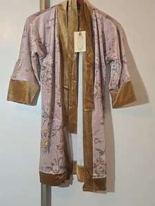 Joyfolie Mia Joy Kamie Robe In Neutral Floral Girls 5 - Picture 1 of 11