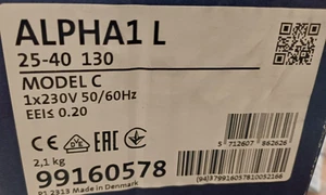 CIRCOLATORE GRUNFOS ALPHA 1 L 25-40 130 - Foto 1 di 2