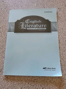 english literature Classics For Christians Answer Key A Beka 4th Edition - Imagen 1 de 9