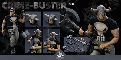 KRAKEN STUDIO Criminal Nemesis Punisher 1/12 Deluxe Edition Action Figure Model - Image 1 of 4