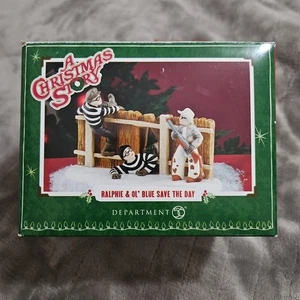 Department 56 A Christmas Story Village - Ralphie and Ol’ Blue Figur - Bild 1 von 4