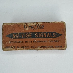 Vintage Graffco Schraubstock Signale Metall Licht Rot Box - Bild 1 von 10