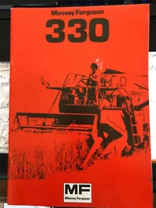 Massey Ferguson Mähdrescher MF 330 Betriebsanleitung Original Unbenutzt - Bild 1 von 2