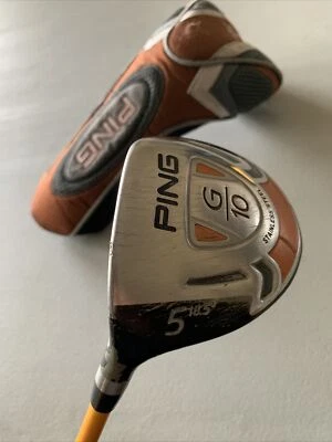 PING G10 5 Fairway Wood 18.5 Degrees Regular Flex Left-Hand With Cover - Image 1 of 4