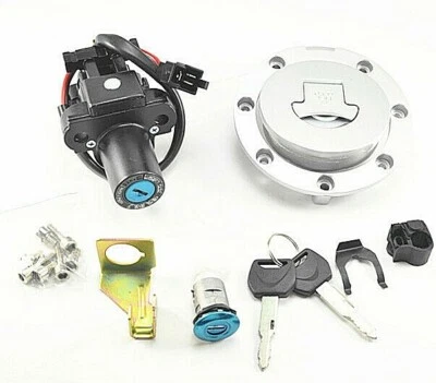 Interruptor de encendido tapa de gas combustible juego de llaves de bloqueo de asiento apto para Honda CBR250R/RA 2011-2013 Foto 1 de 3