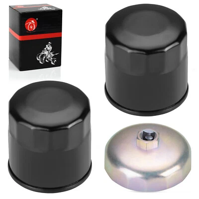 2 Pack Oil Filter w/Tool for Honda Gold Wing 1800 GL1800 2001-2020 (ALL Edition) - Image 1 of 4