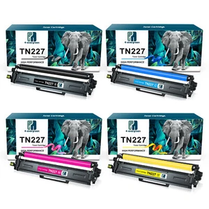 4PC Toner Cartridge For Brother TN227 MFC-L3770CDW L3710CW HL-L3270CDW L3210CW - Picture 1 of 6