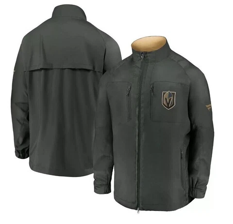 NHL Authentic Pro Vegas Golden Knights Locker Room Rink Jacket New Mens $145 Cover