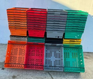 *** SPECIAL OFFER *** 5 x Bail Arm Crates / Bale Arm Plastic Stacking Boxes - Picture 1 of 8