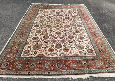 Tapis 355x260cm Kashmar Persan teppich Tappeto Rugs carpet Alfombra Teppe ペルシャ絨毯 - Photo 1/4