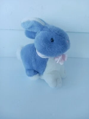 Dan Dee Imports Purple White Bunny With Light Pink Bow & Pink Nose  - Image 1 of 4