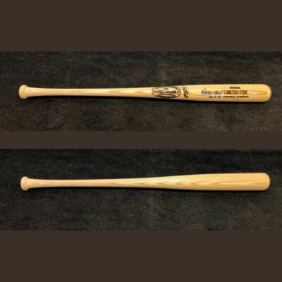 Autographed Carlton Fisk Wooden Louisville Slugger. GM 6 HR 48/1000 - Image 1 of 4