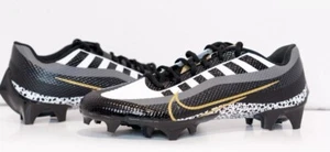 Size 12.5 Men’s Nike Vapor Edge Speed 360 Black Metallic Gold Cleats DQ5110-002 - Picture 1 of 8