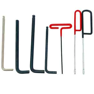 Eklind 51608 1/8 in Cushion Grip Hex T-Handle Allen Wrench Set w/ Lacing Tools - Picture 1 of 5