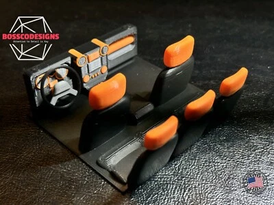 Custom Traxxas TRX4M Defender Interior Multi Colored, Different Color Options - Image 1 of 4