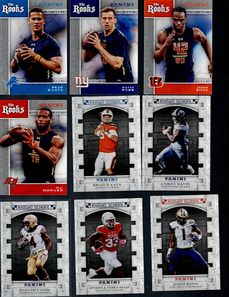 2017 PANINI  FOOTBALL COMPLETE YOUR SET INSERTS BUY MORE GET MORE - Image 1 of 4